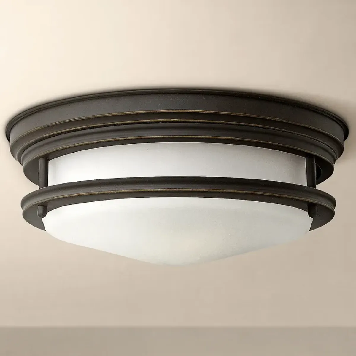 Hinkley Hadley 12" Wide Oil-Rubbed Bronze Ceiling Light