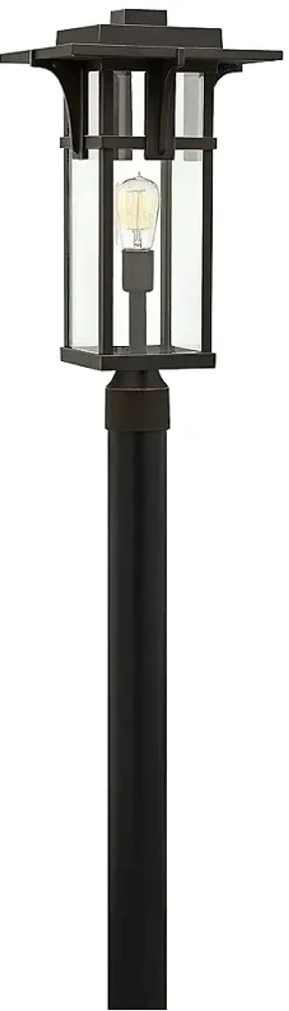 Hinkley Manhattan 21 1/2" High Bronze Outdoor Post Light