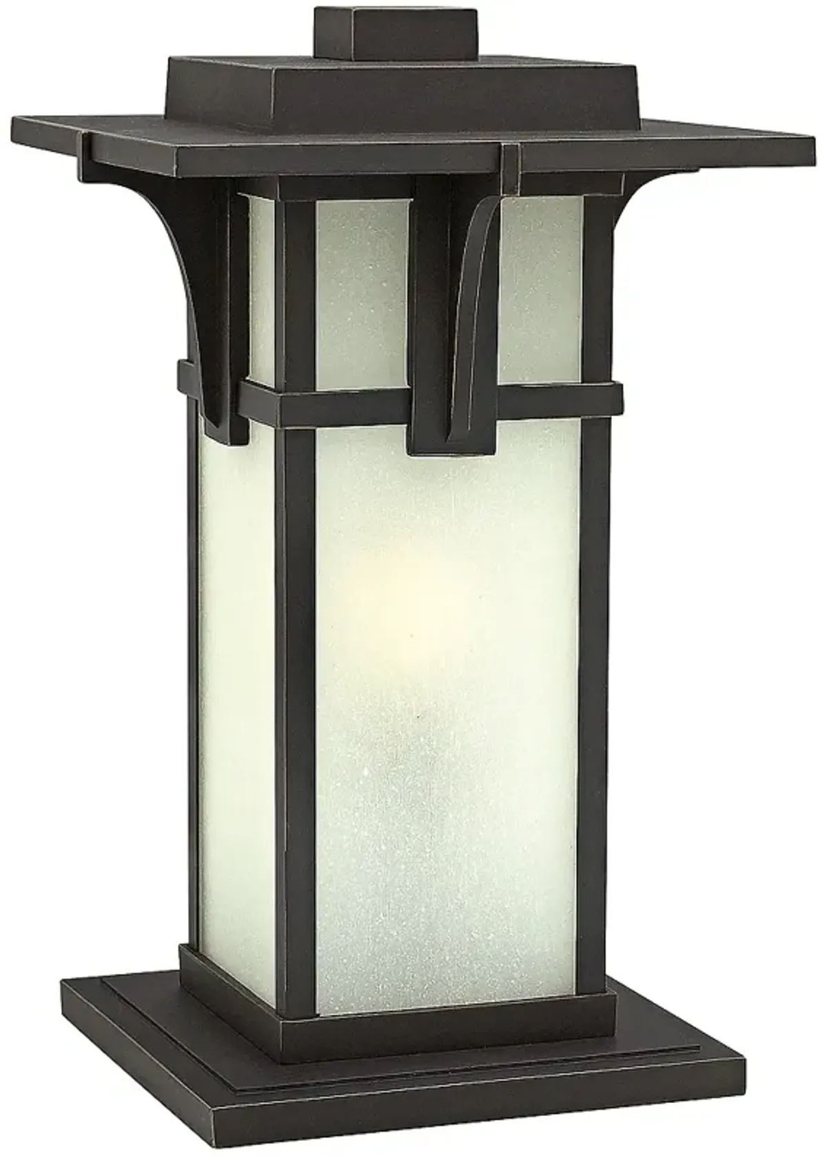 Hinkley Manhattan 18 1/2" High Etched Glass Pier Mount Light