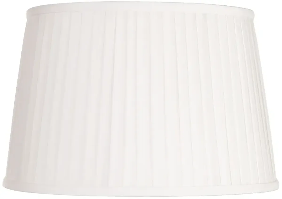 Springcrest Shay White Pleated Empire Lamp Shade 14x17x11 (Spider)