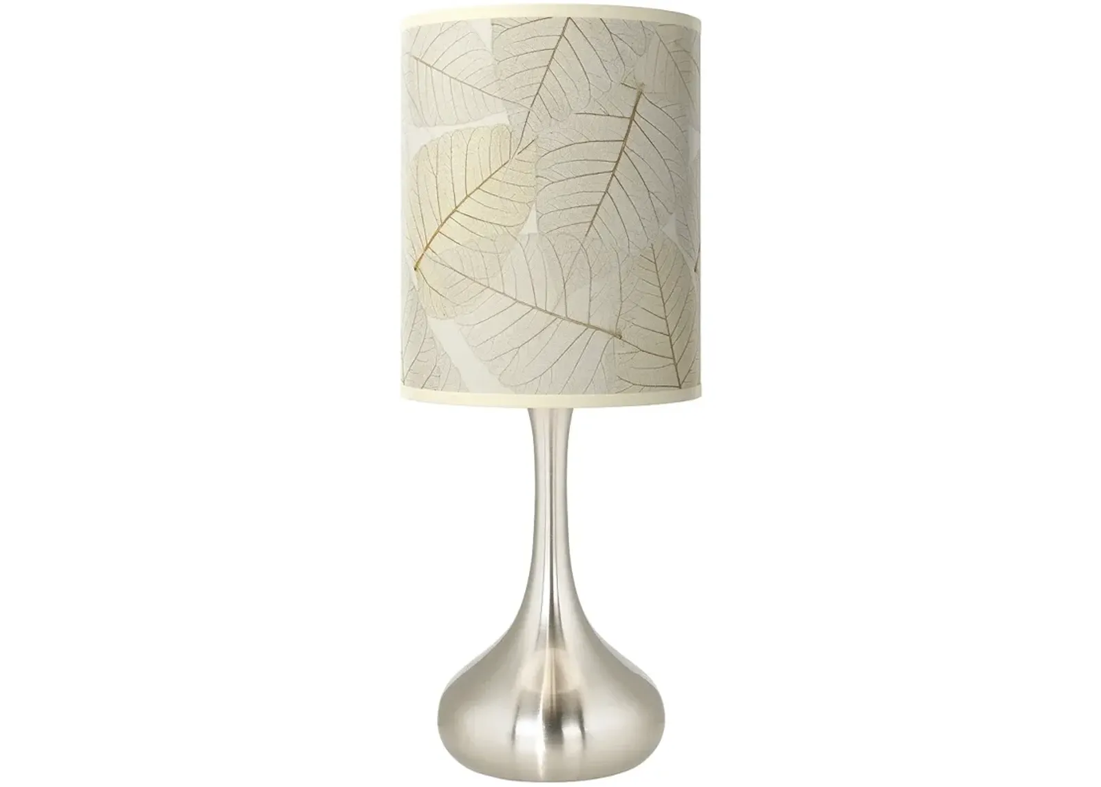 Fall Leaves Giclee Droplet Table Lamp