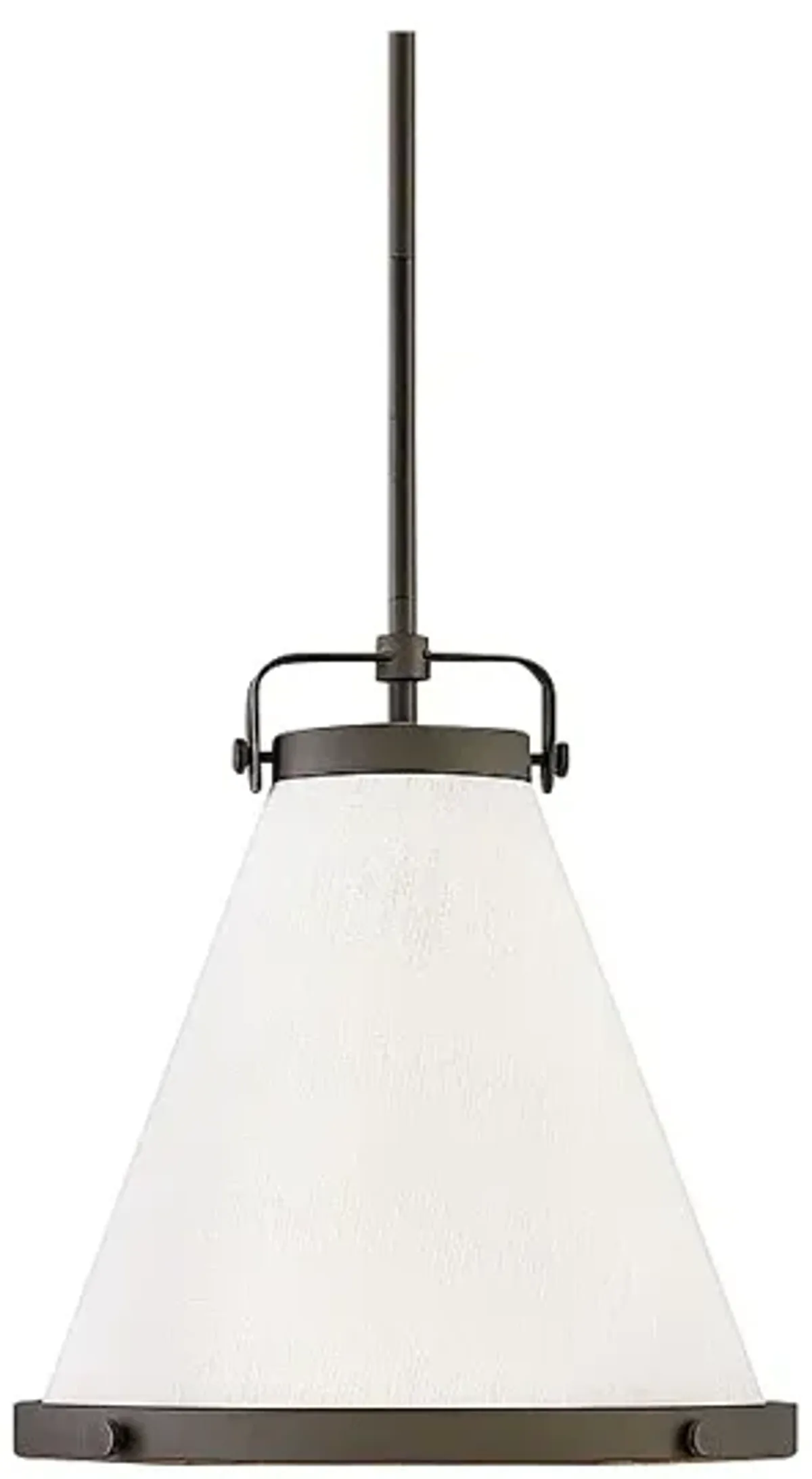 Hinkley Lexi 13 1/2" Wide White and Oil Rubbed Bronze Pendant Light