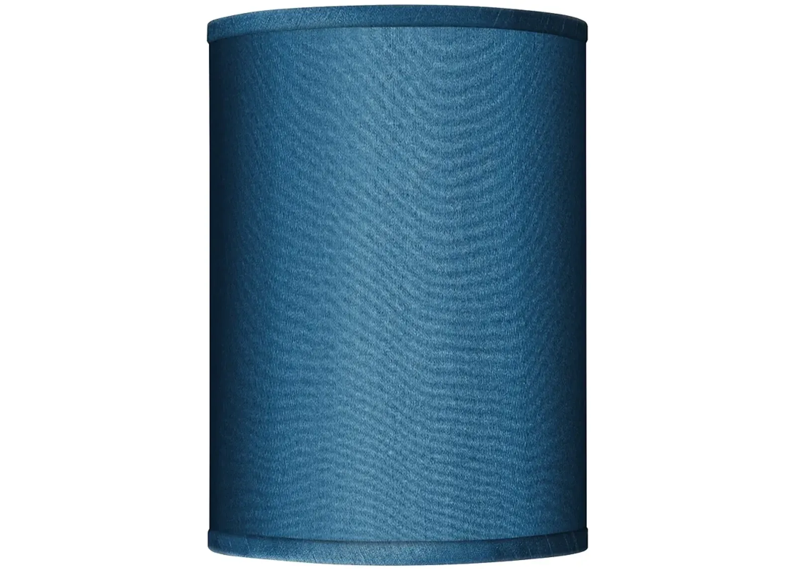 Possini Euro Blue Faux Silk Cylinder Lamp Shade 8x8x11 (Spider)