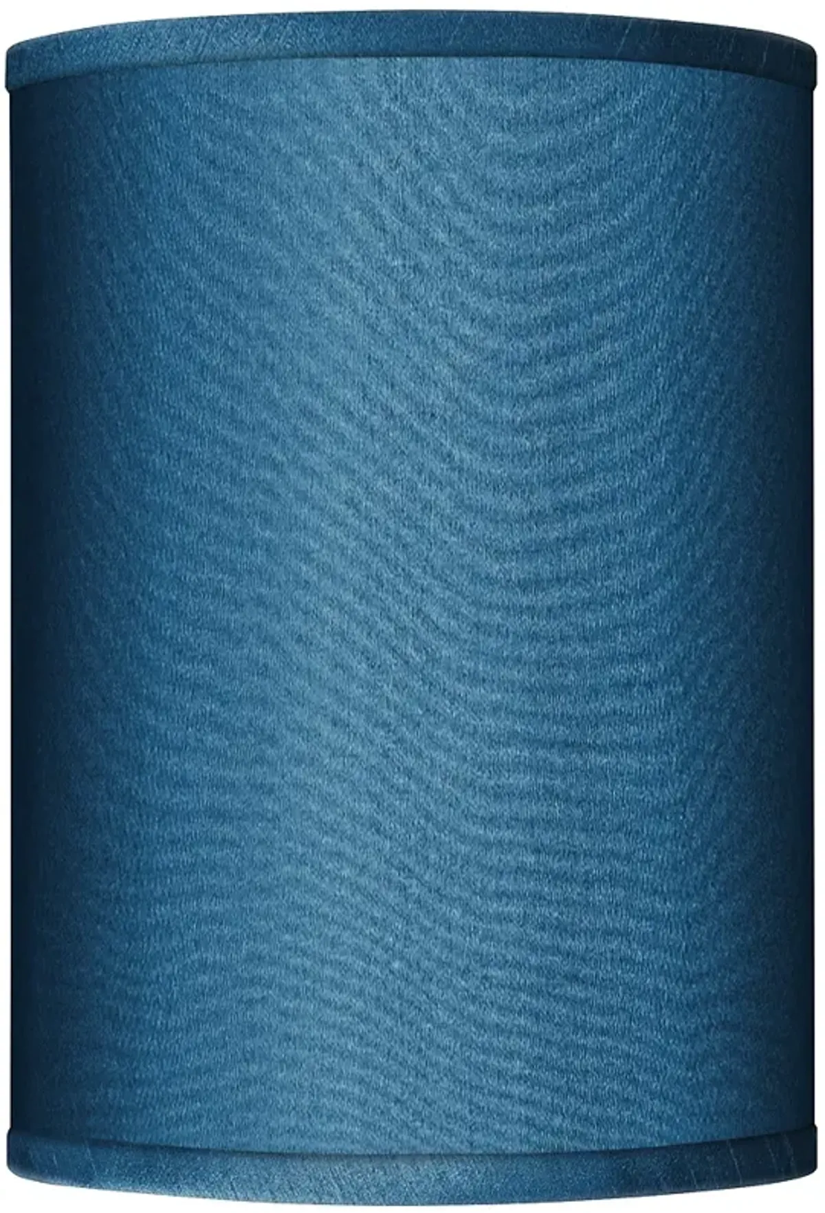 Possini Euro Blue Faux Silk Cylinder Lamp Shade 8x8x11 (Spider)