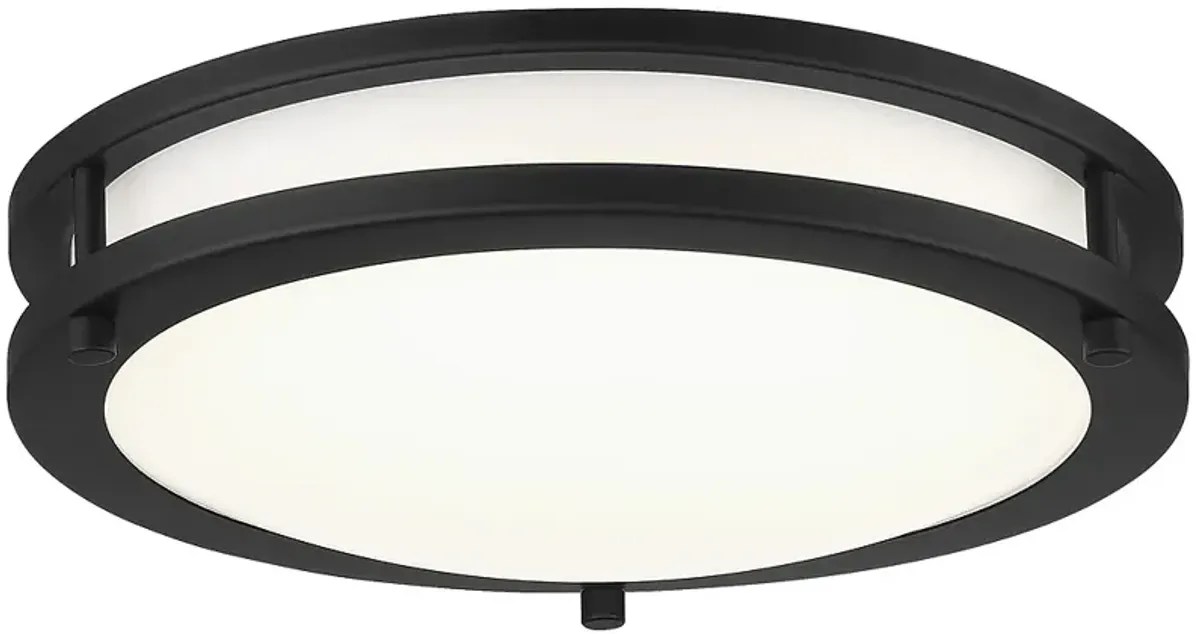 11 3/4" Wide Black LED Ceiling Light by Minka Lighting Inc.