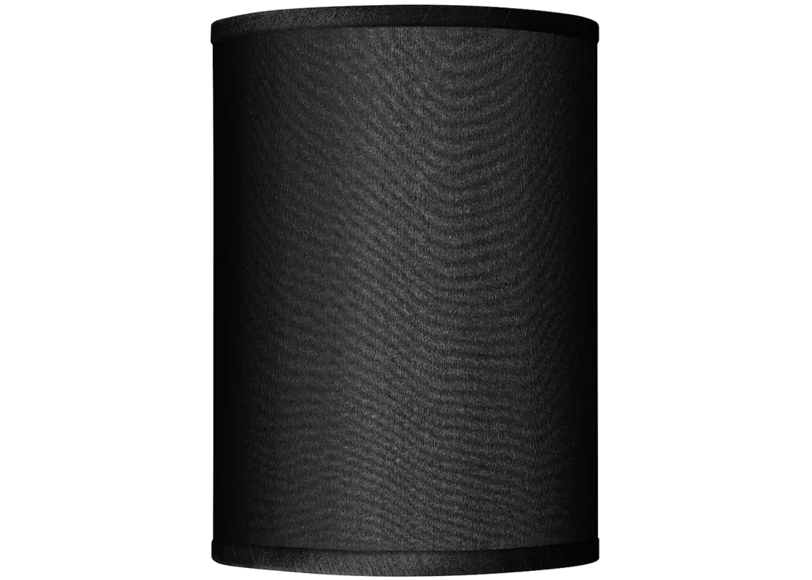 Possini Euro Black Faux Silk Cylinder Lamp Shade 8x8x11 (Spider)