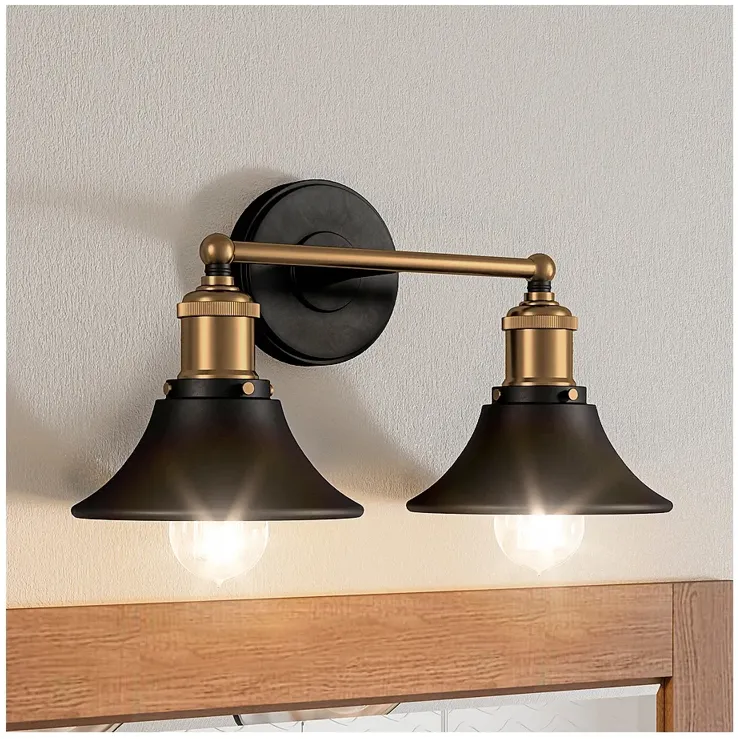 Quoizel Trafalgar 8 1/4"H Matte Black 2-Light Wall Sconce