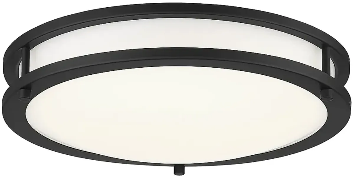 13 3/4" Wide Black LED Ceiling Light by Minka Lighting Inc.