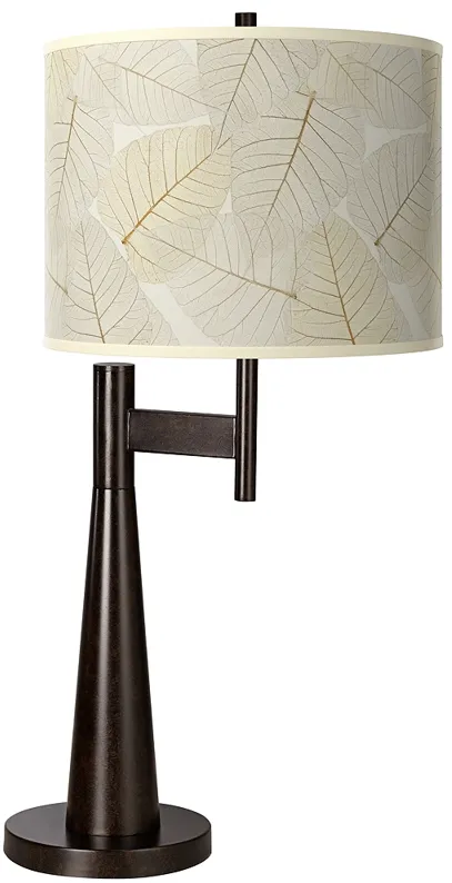 Fall Leaves Giclee Novo Table Lamp