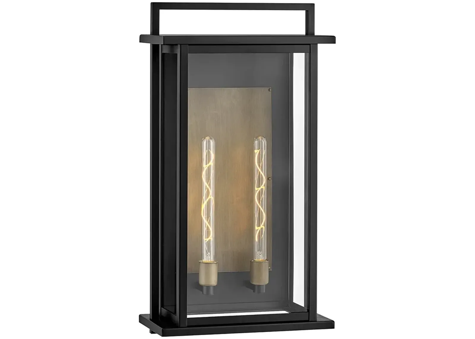 Hinkley Langstone 28" High Black 2-Light Outdoor Wall Light