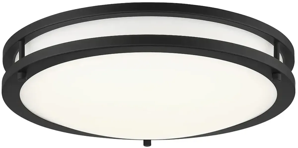 15 3/4" Wide Black LED Ceiling Light by Minka Lighting Inc.