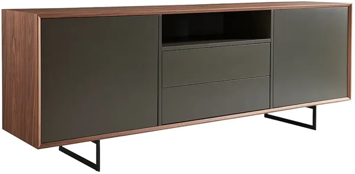 Anderson 78 3/4" Wide American Walnut Veneer Sideboard