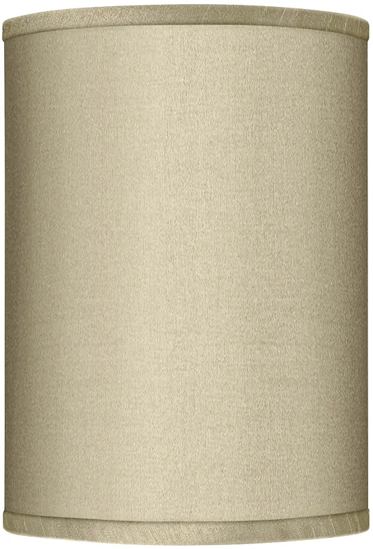 Possini Euro Sesame Faux Silk Cylinder Lamp Shade 8x8x11 (Spider)