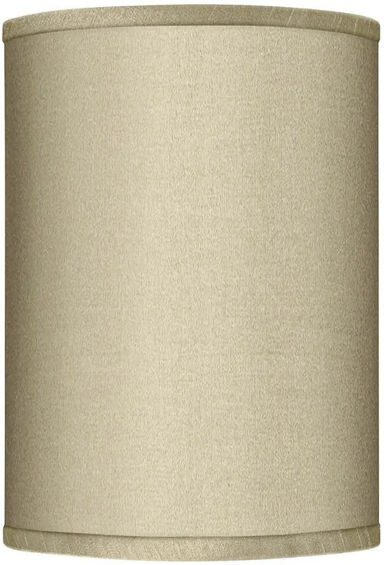 Possini Euro Sesame Faux Silk Cylinder Lamp Shade 8x8x11 (Spider)