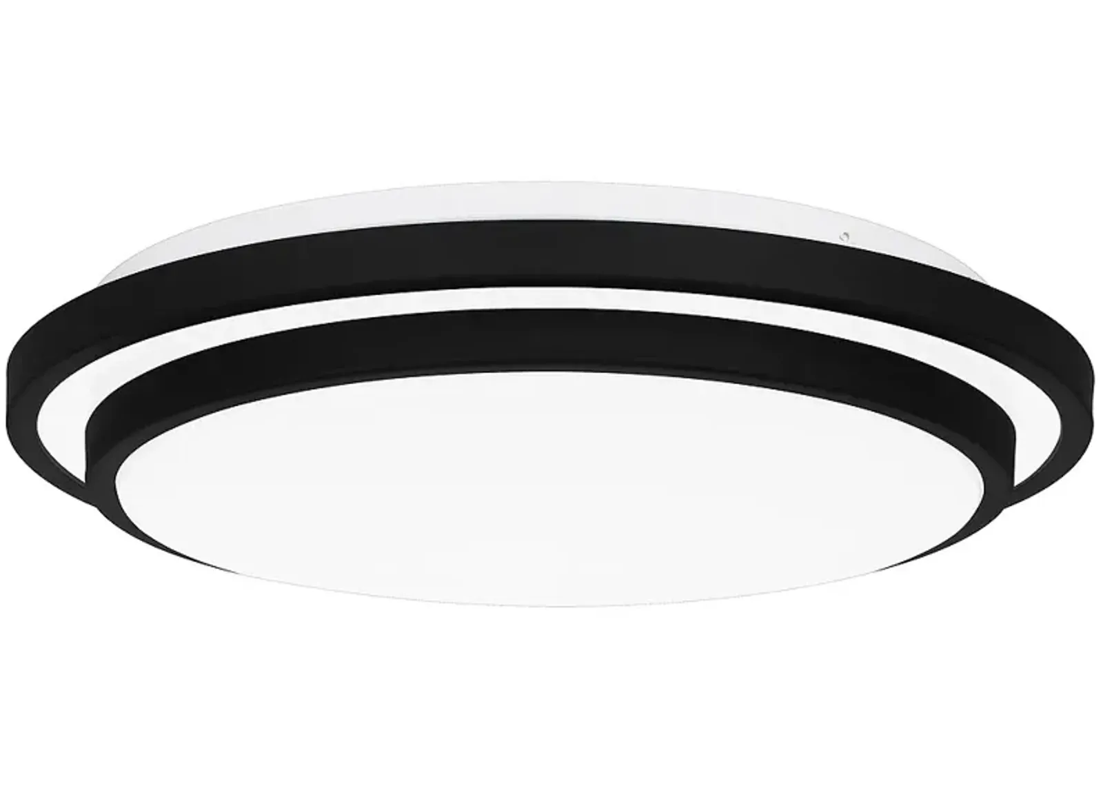 Irving LED Matte Black Semi-Flush Mt