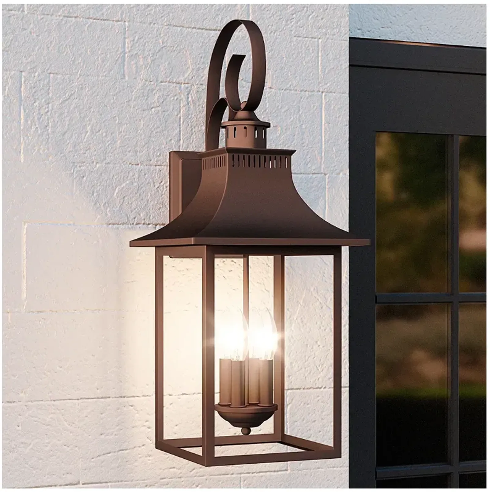 Quoizel Chancellor 28" High Copper Bronze Outdoor Wall Light