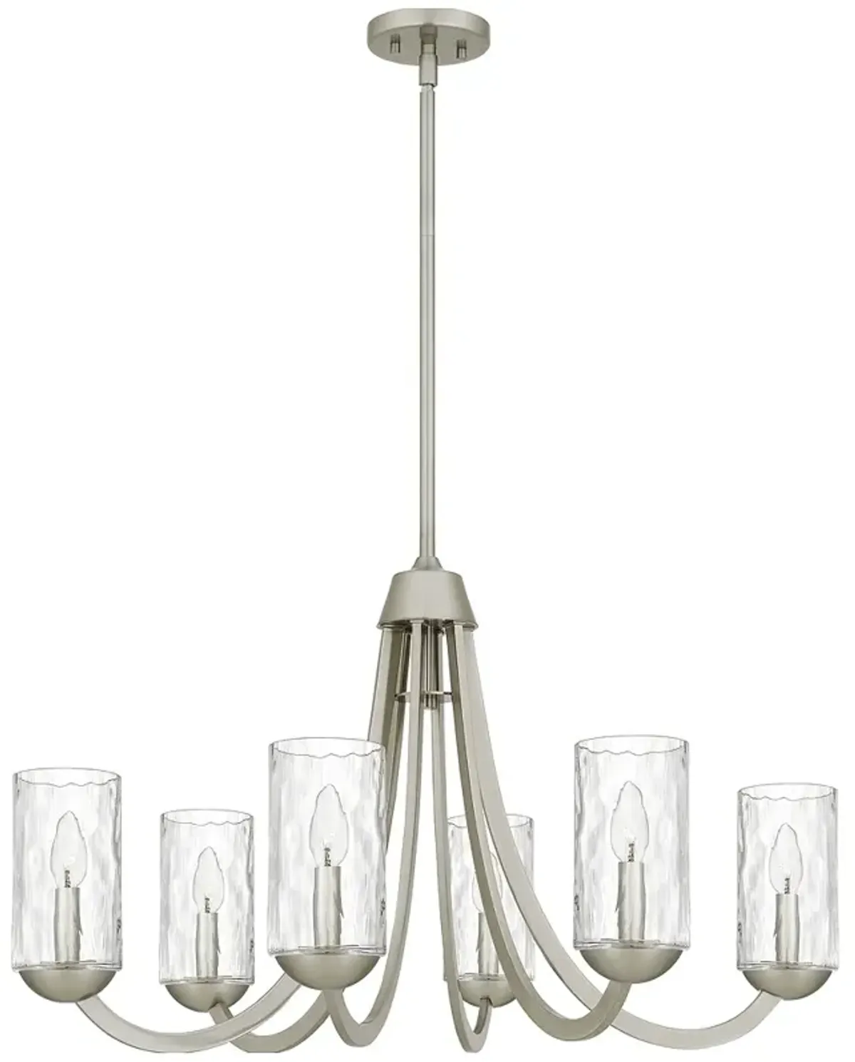 Allard 6-Light Brushed Nickel Chandelier