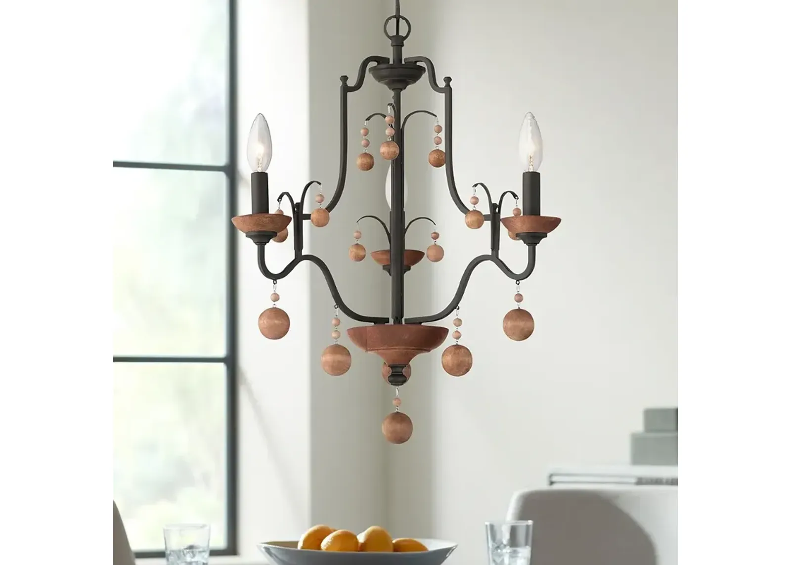 Minka-Lavery  Colonial Charm 3-light Old World Bronze Chandelier