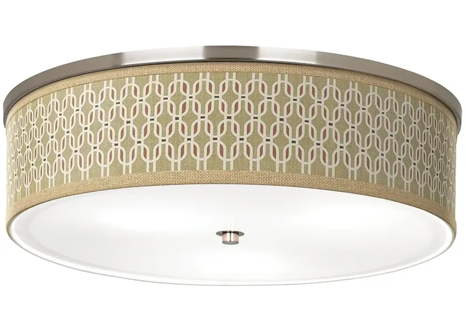 Rustic Mod Giclee Nickel 20 1/4" Wide Ceiling Light