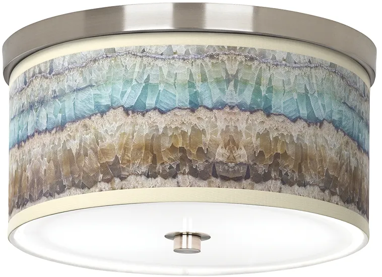Marble Jewel Giclee Gallery 10 1/4" Wide Modern Ceiling Light