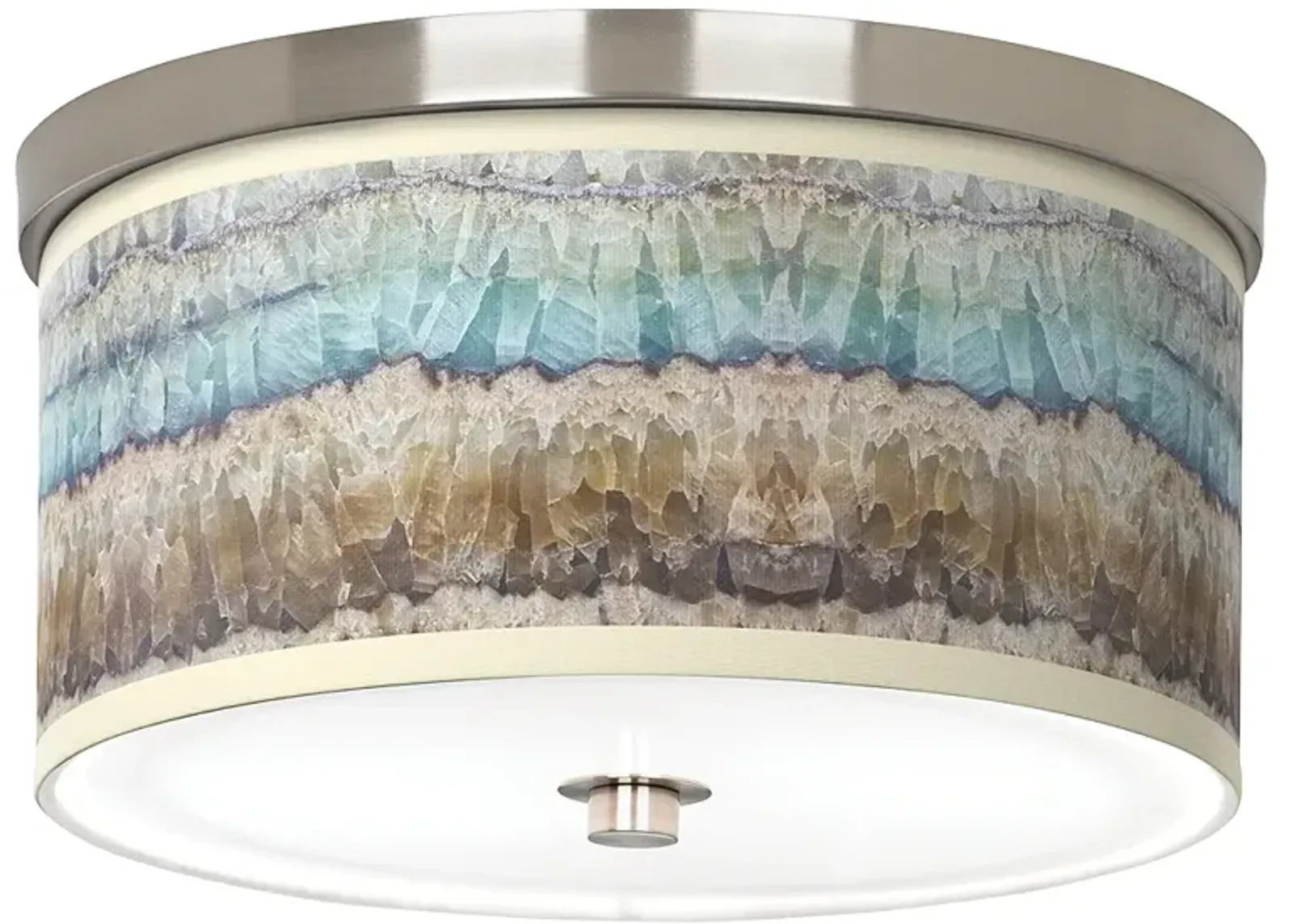 Marble Jewel Giclee Gallery 10 1/4" Wide Modern Ceiling Light