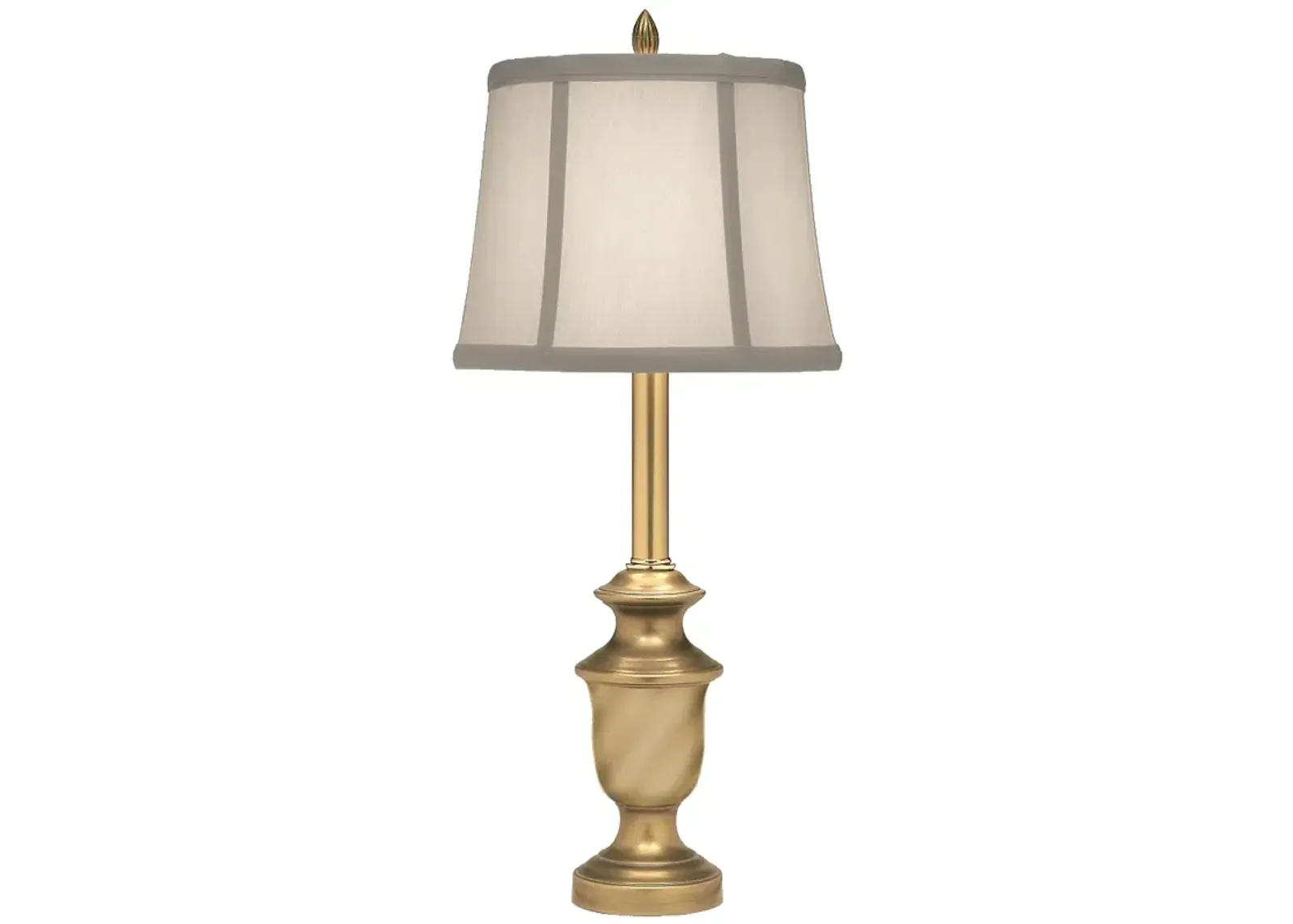 25" H Artisan Brass Buffet Lamp