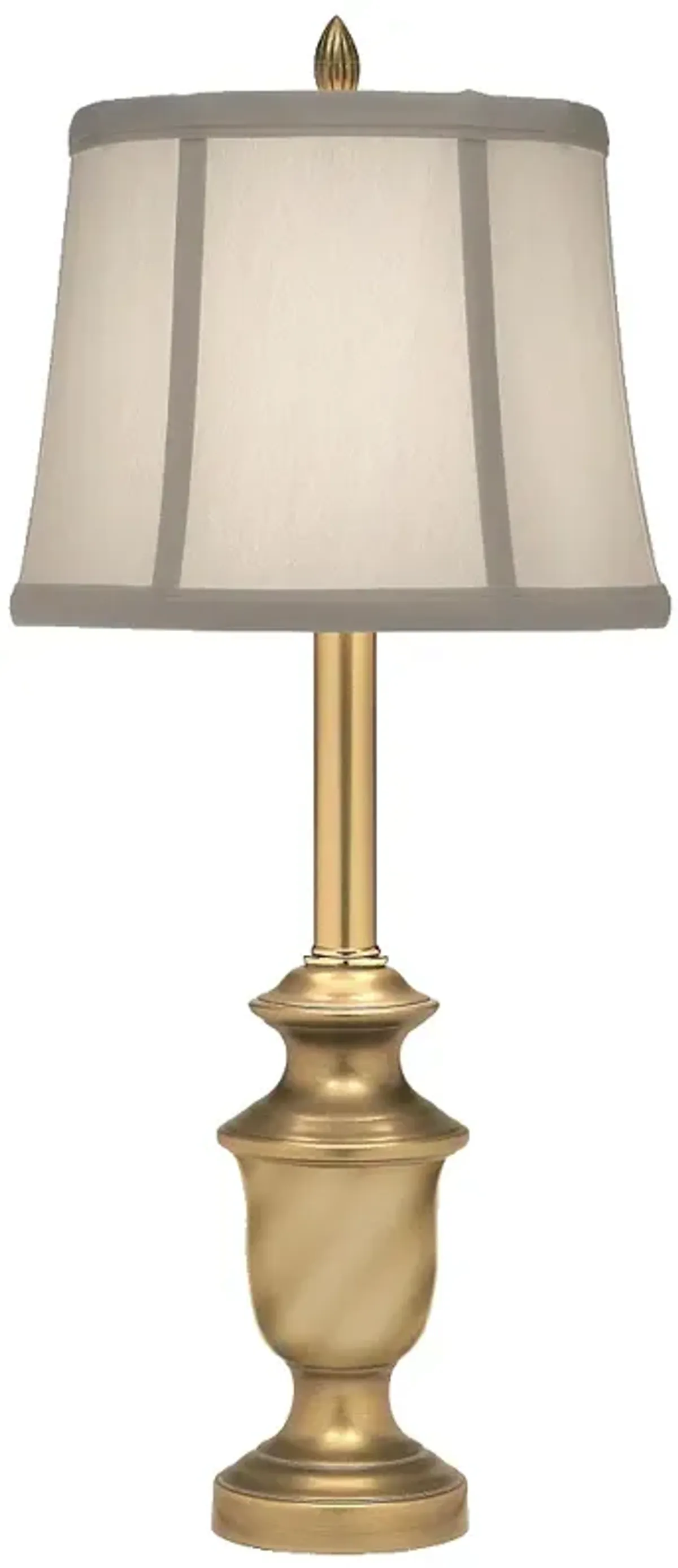 25" H Artisan Brass Buffet Lamp