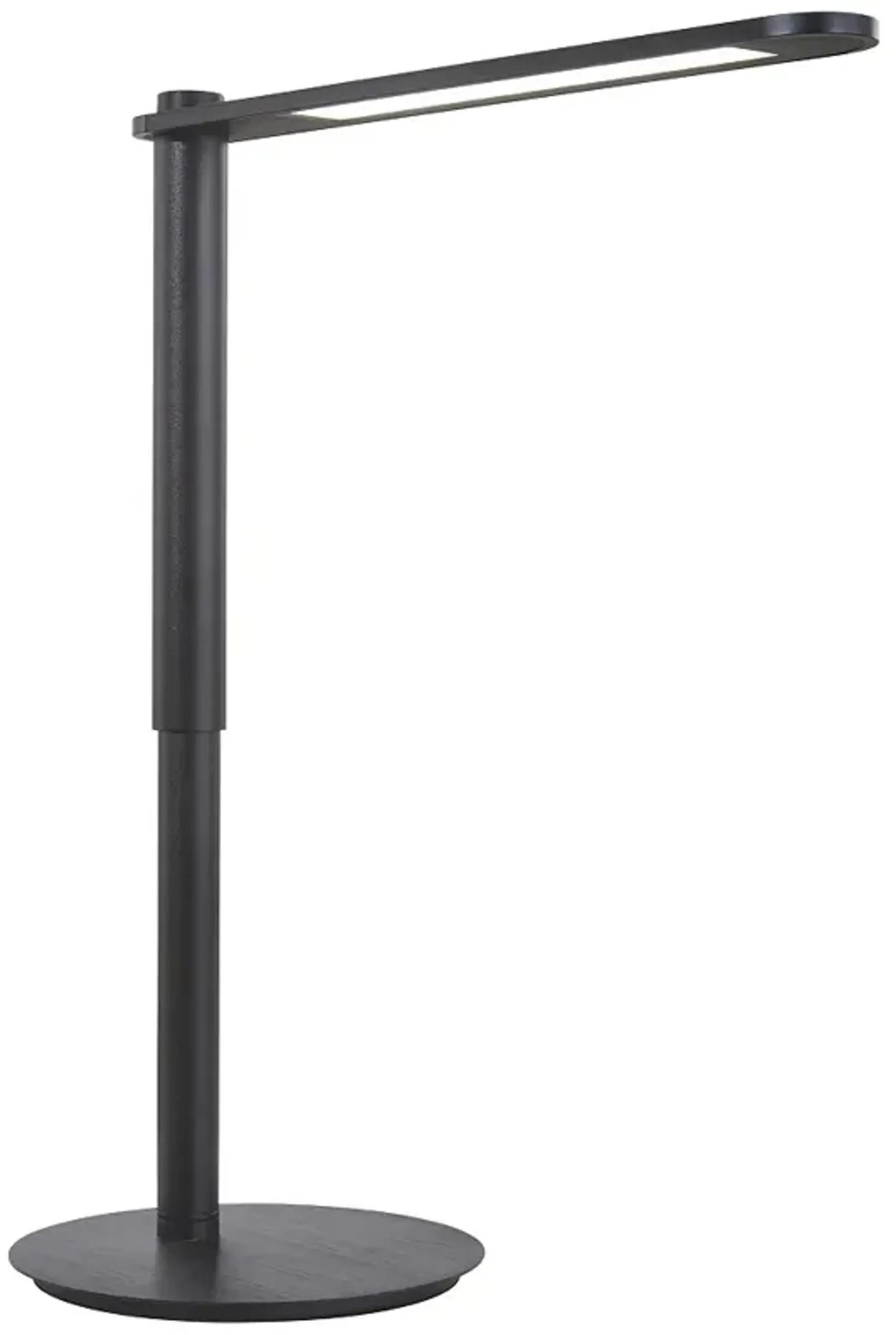 George Kovacs 1-Light LED 7.88-in Coal Black and Brushed Black Desk Lamp