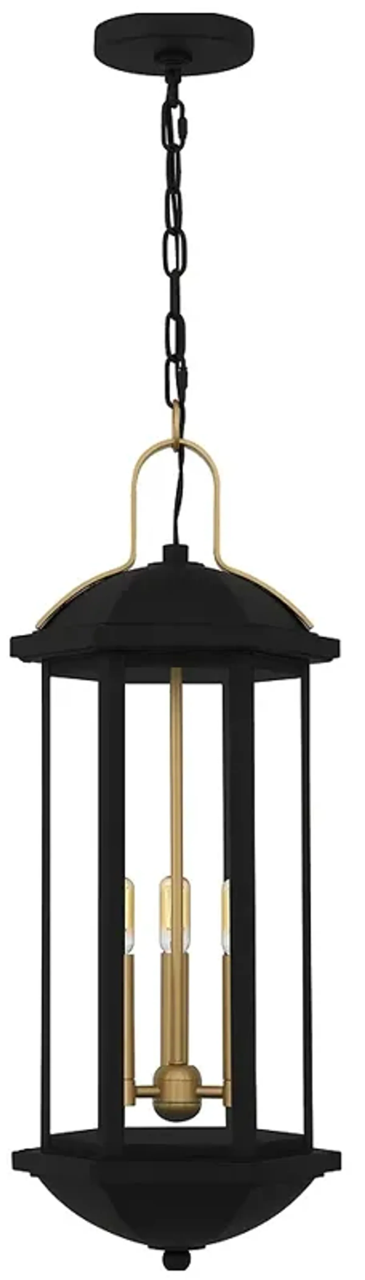 Crestfield 3-Light Matte Black Mini Pendant