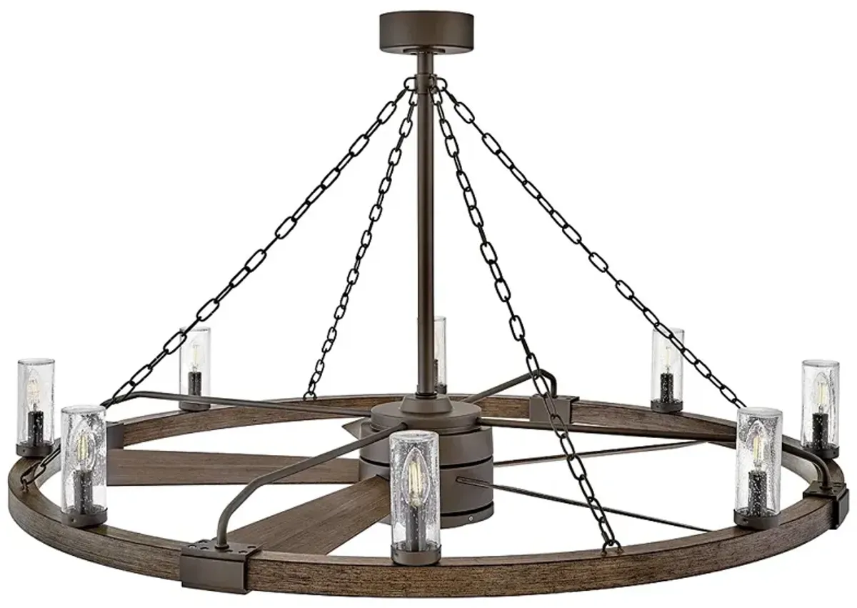 Hinkley Fan Sawyer 52" LED Smart Fandelier Metallic Matte Bronze