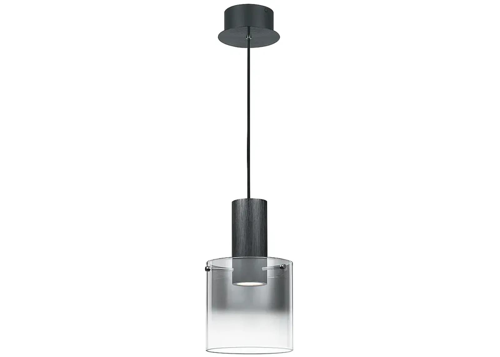 Quoizel Kilmer 8.25" Wide LED Black Modern Mini Pendant