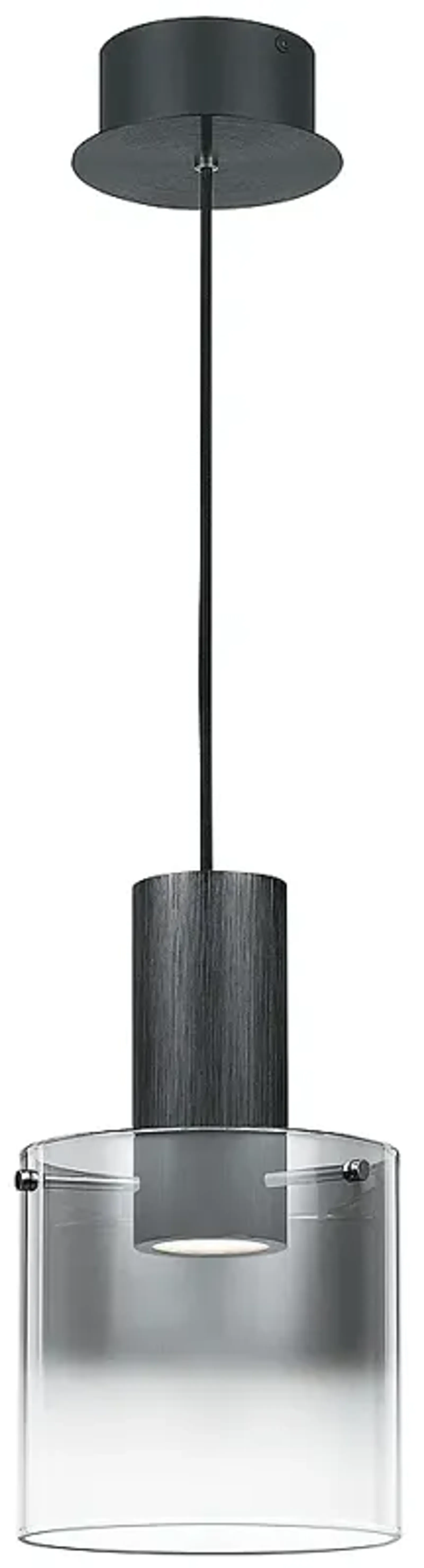 Quoizel Kilmer 8.25" Wide LED Black Modern Mini Pendant