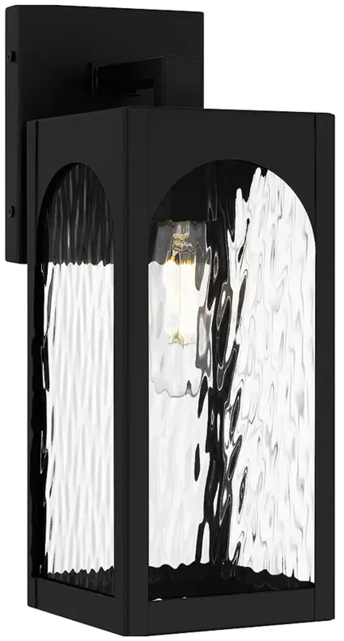 Dallington 1-Light Matte Black Outdoor Wall Lantern