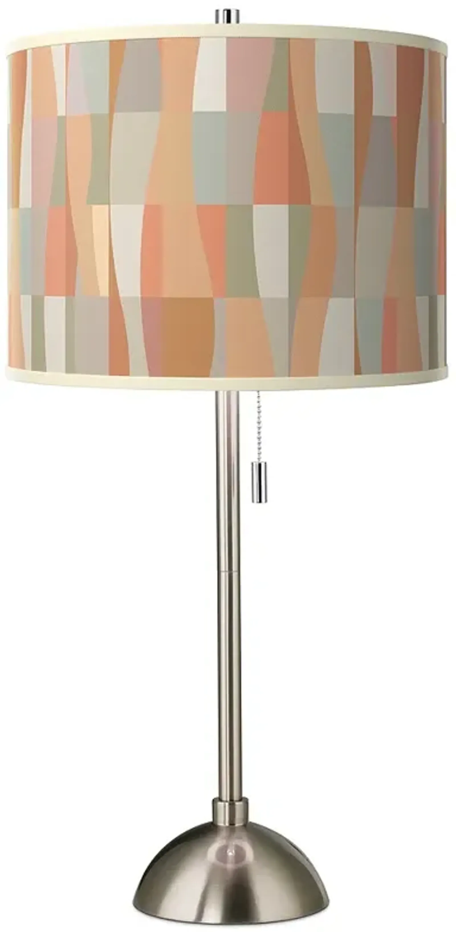 Sedona Giclee Brushed Nickel Table Lamp