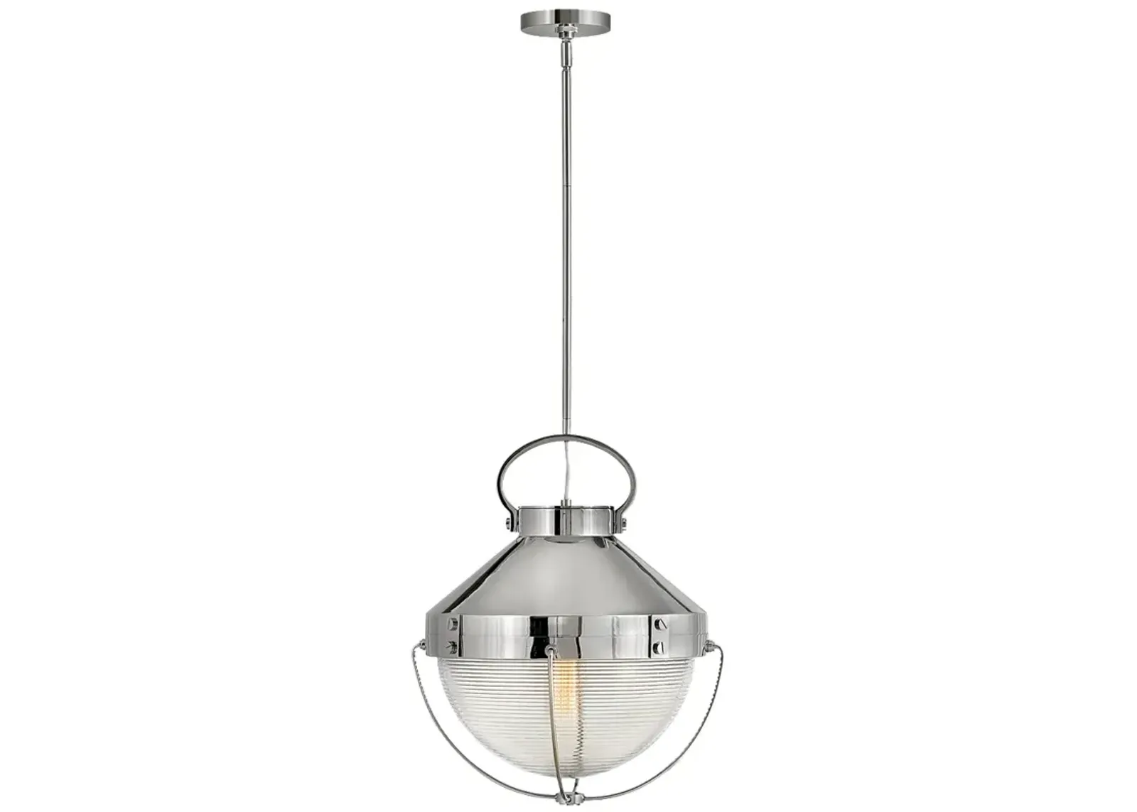 Chandelier Crew-Medium Pendant-Polished Nickel