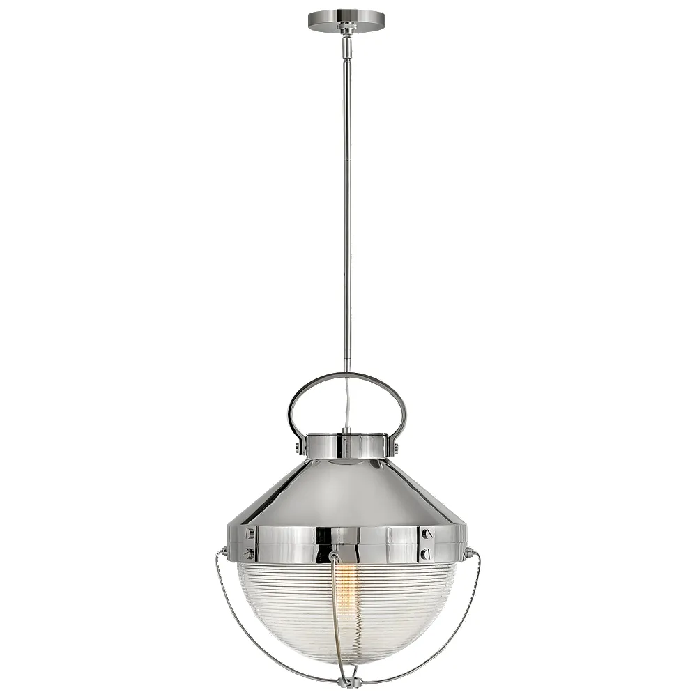 Chandelier Crew-Medium Pendant-Polished Nickel