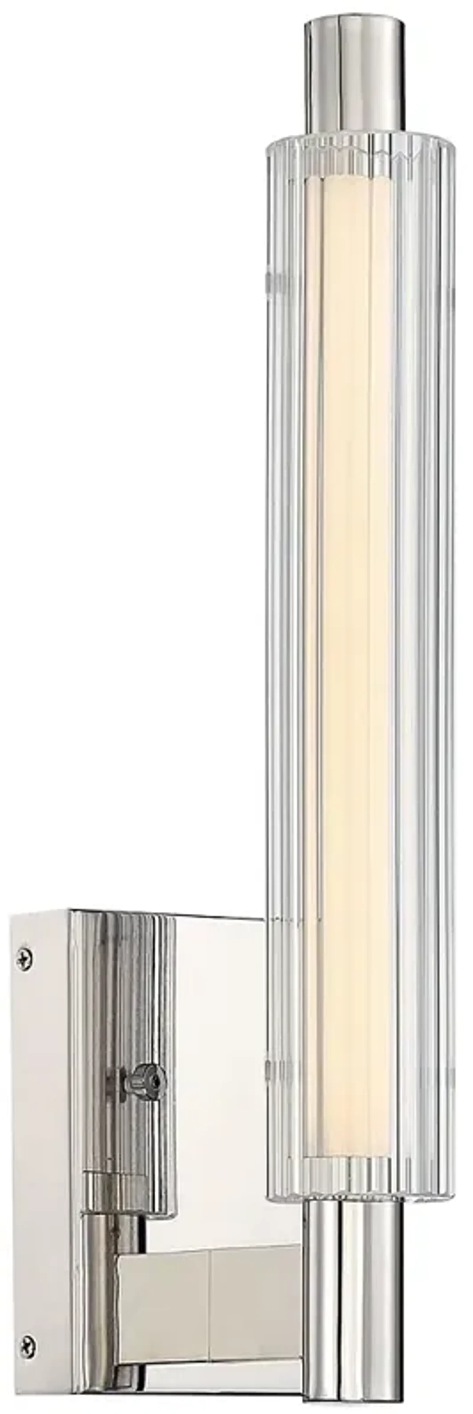 George Kovacs Double Barrel 4 3/4" Wide Polished Nickel LED Bath Light