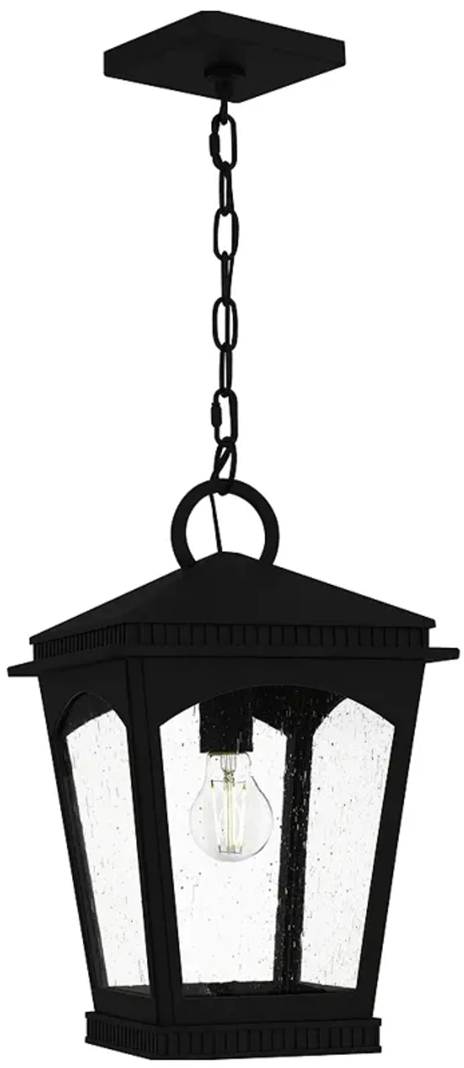 Huck 1-Light Earth Black Mini Pendant