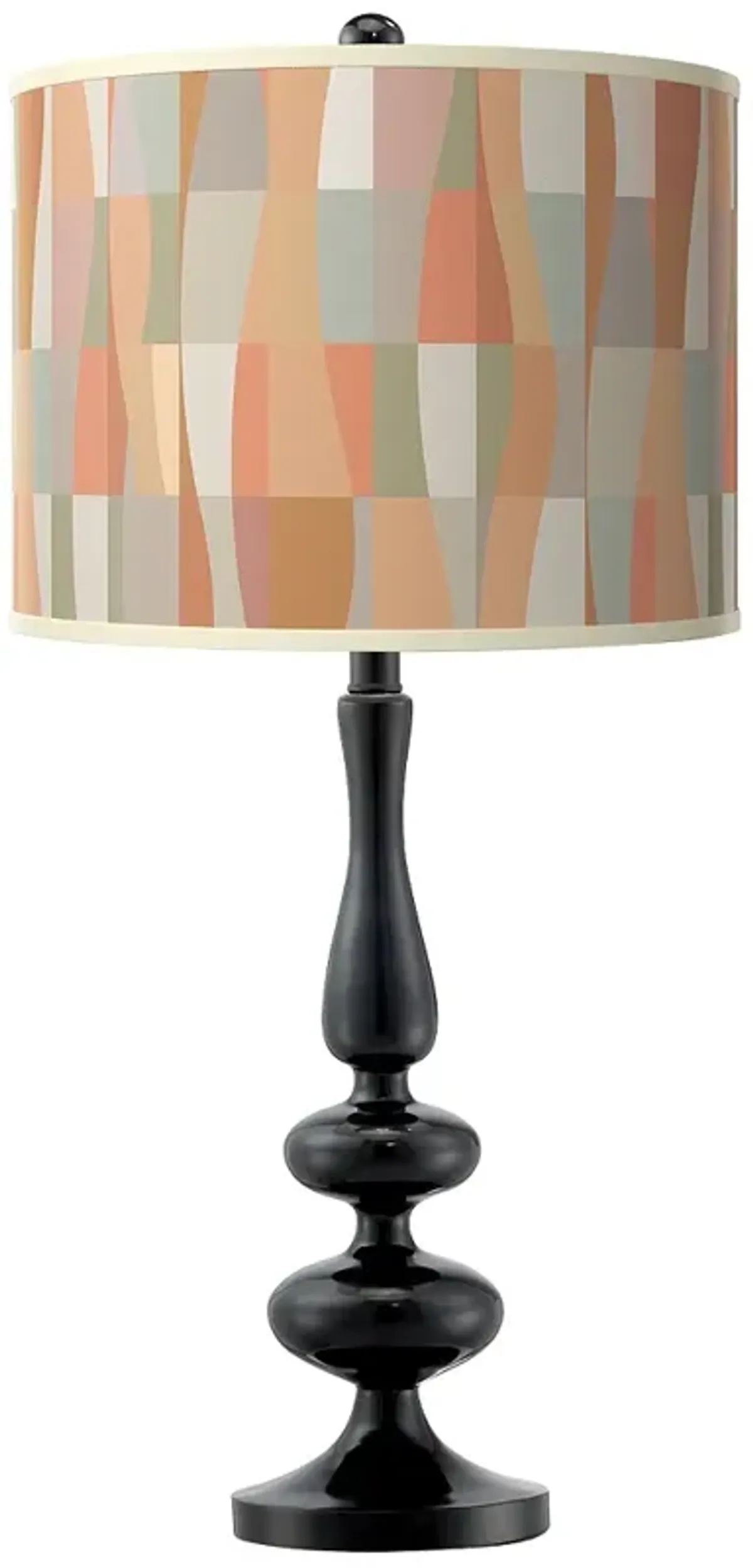 Sedona Giclee Paley Black Table Lamp
