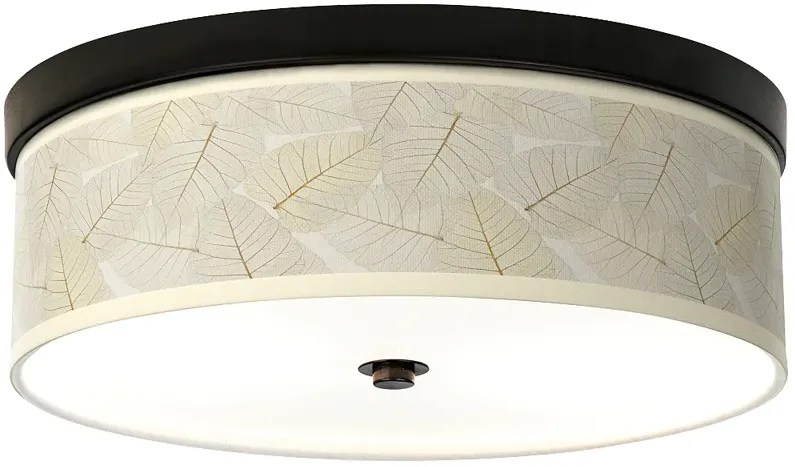 Fall Leaves Giclee Energy Efficient Bronze Ceiling Light