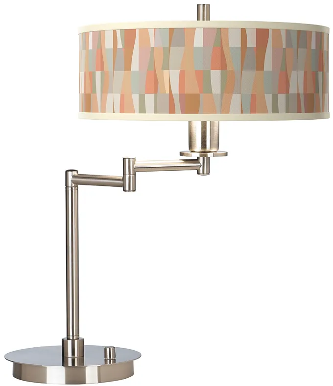 Sedona Giclee CFL Swing Arm Desk Lamp