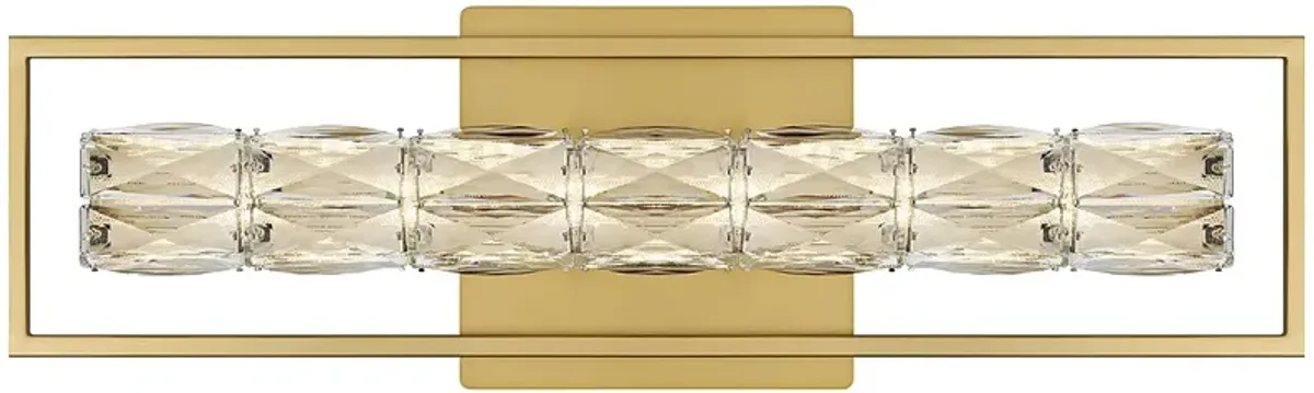 Dazzle Integrated LED Soft Gold Bath Light with CCT Switch