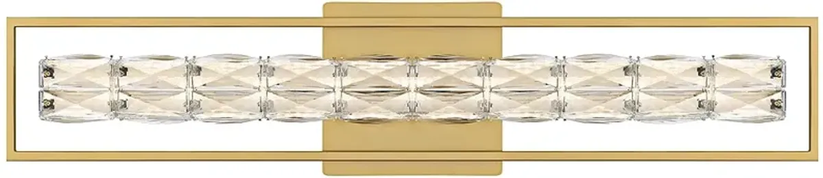 Quoizel Dazzle 33 1/4" Wide Soft Gold LED Bath Light