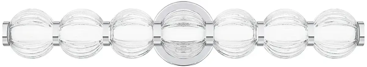 Elway Integrated LED Polished Chrome Bath Light