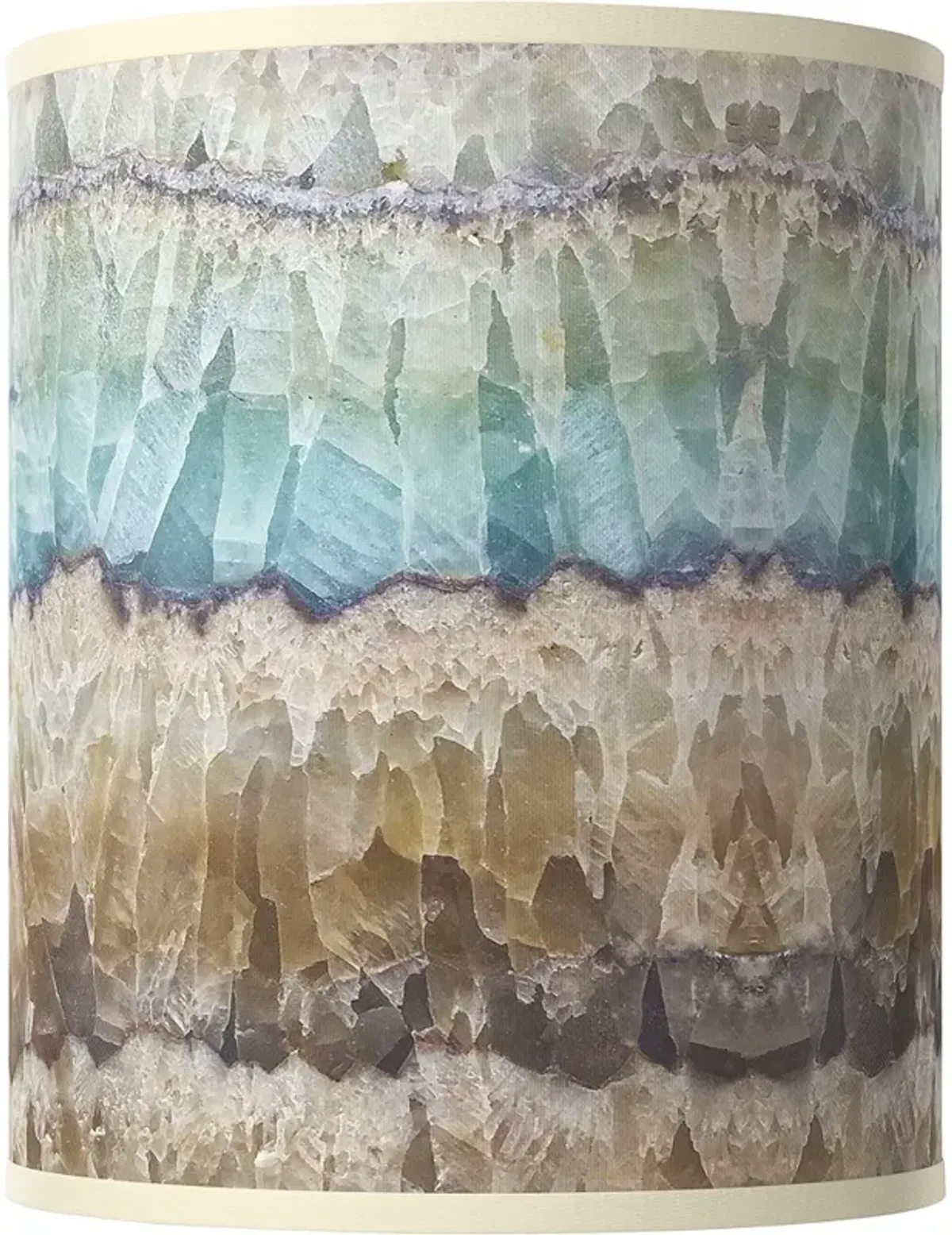 Marble Jewel Giclee Glow Tall Drum Lamp Shade 10x10x12 (Spider)