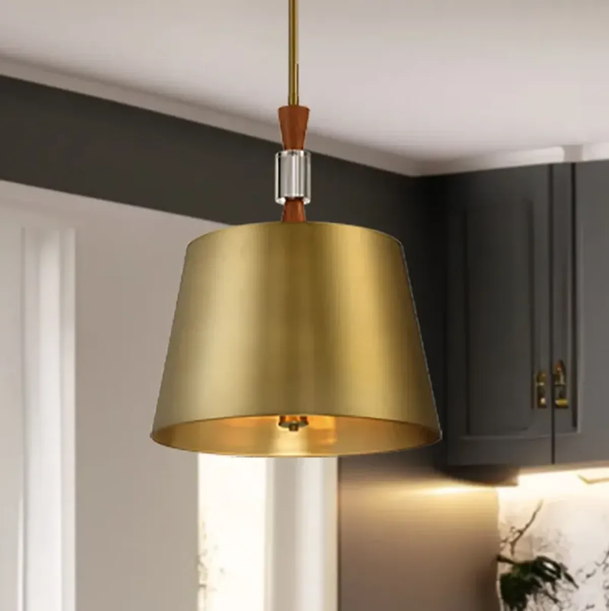 Metropolitan Baratti 18 1/4" Wide Soft Brass 3-Light Pendant