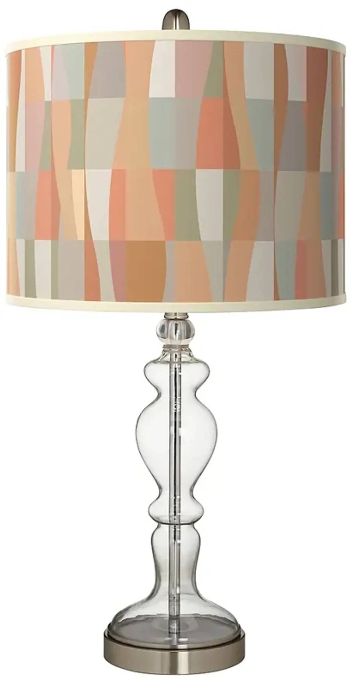 Sedona Giclee Apothecary Clear Glass Table Lamp