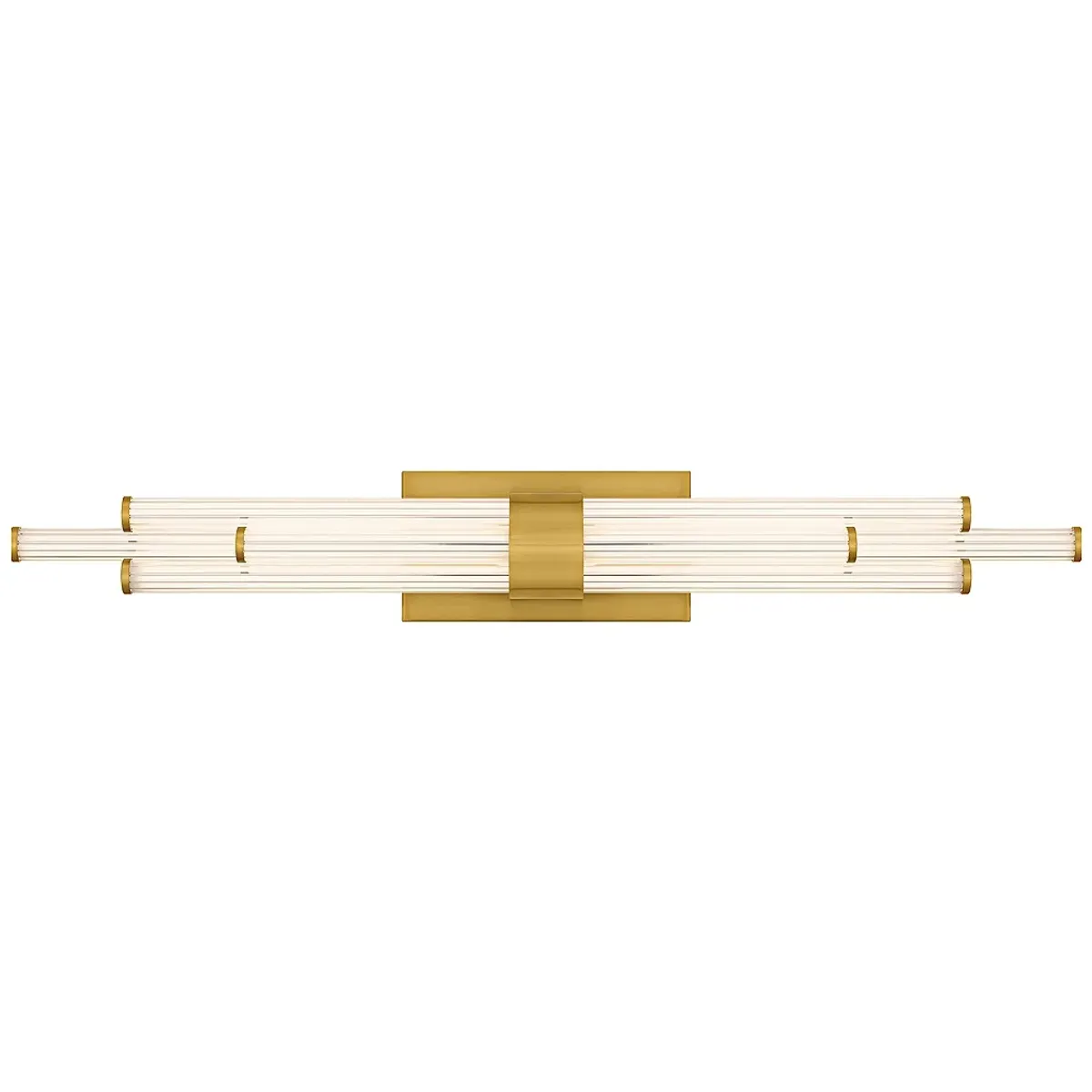 Quoizel Talbott 32" Wide Brushed Gold LED Bath Light