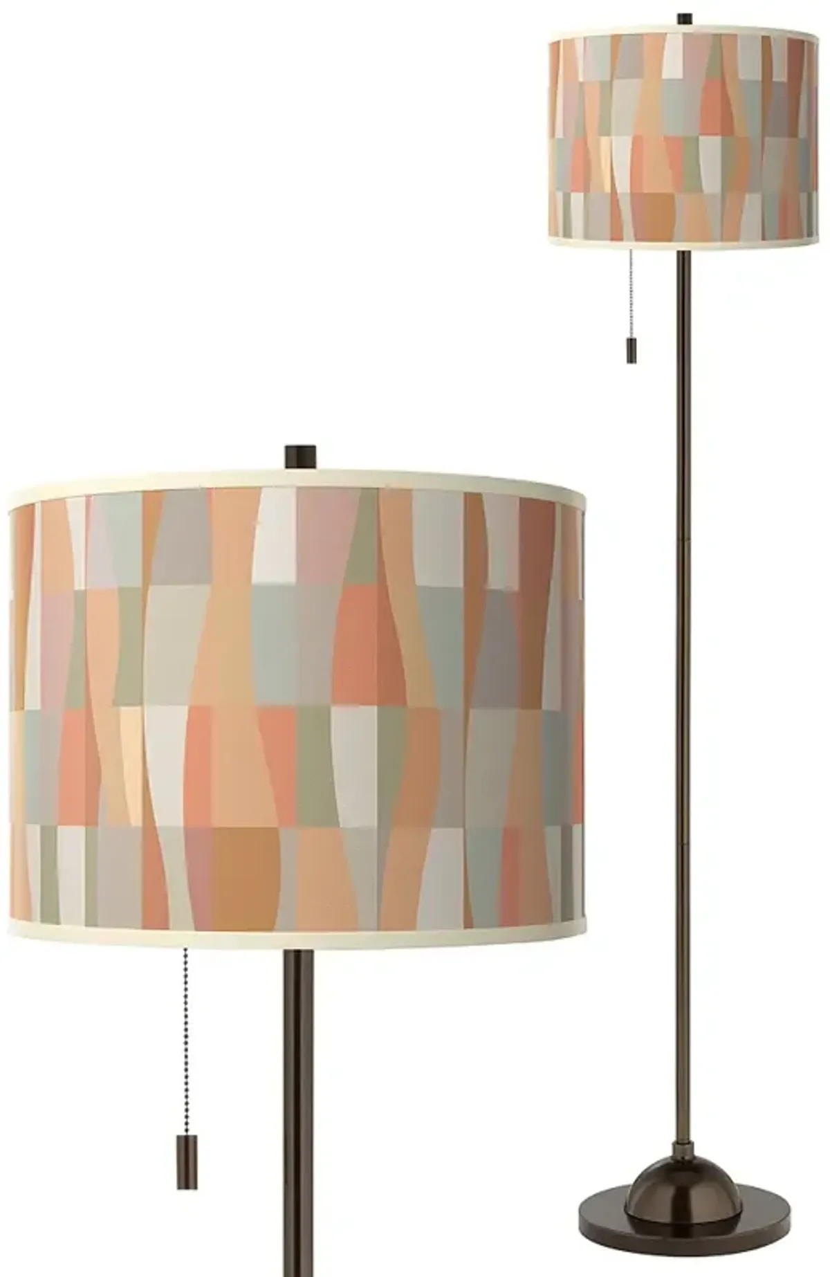 Sedona Giclee Glow Bronze Club Floor Lamp