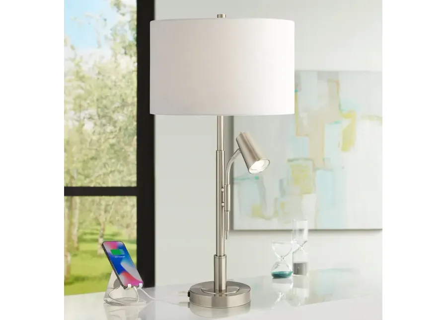 Pacific Coast Lighting Modern 32" Table Lamp with Side Reading Light